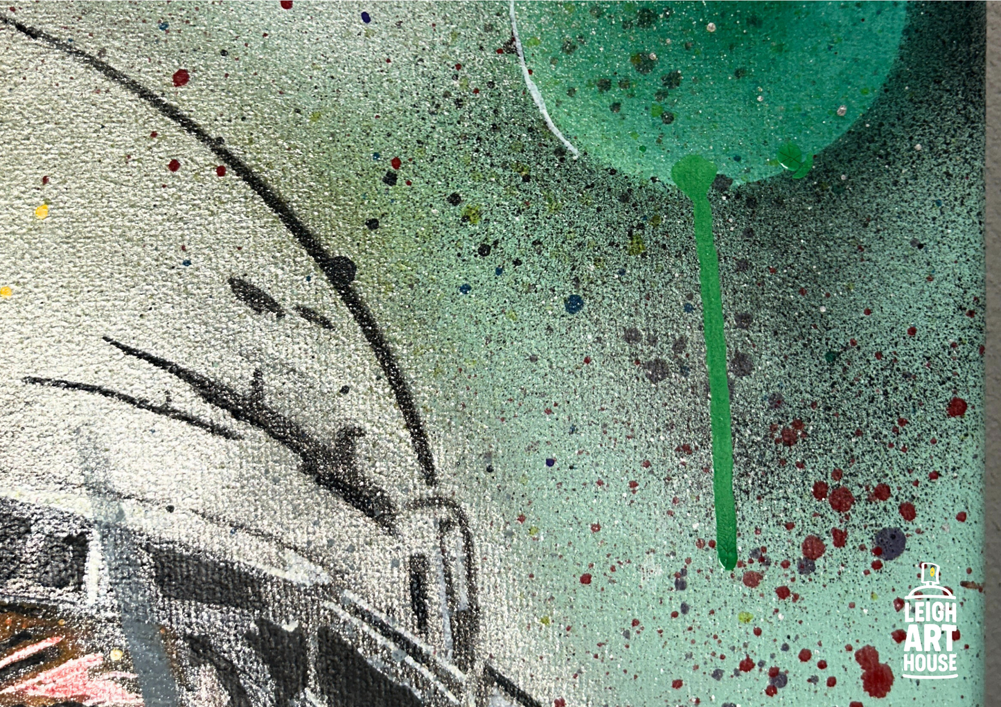 Space Dog 46cm x 35cm