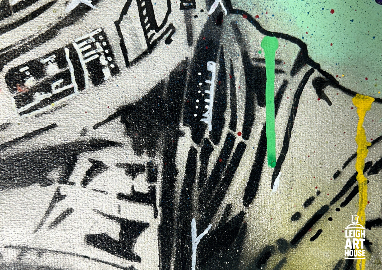 Space Dog 46cm x 35cm