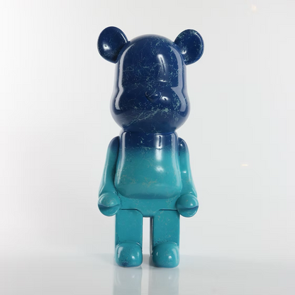 Aqua & Blue Marble Bear 28cm