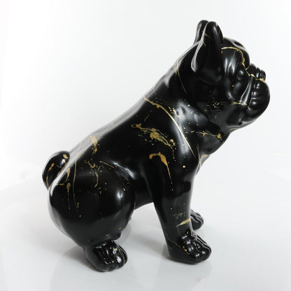 Black Gold Splash Bulldog
