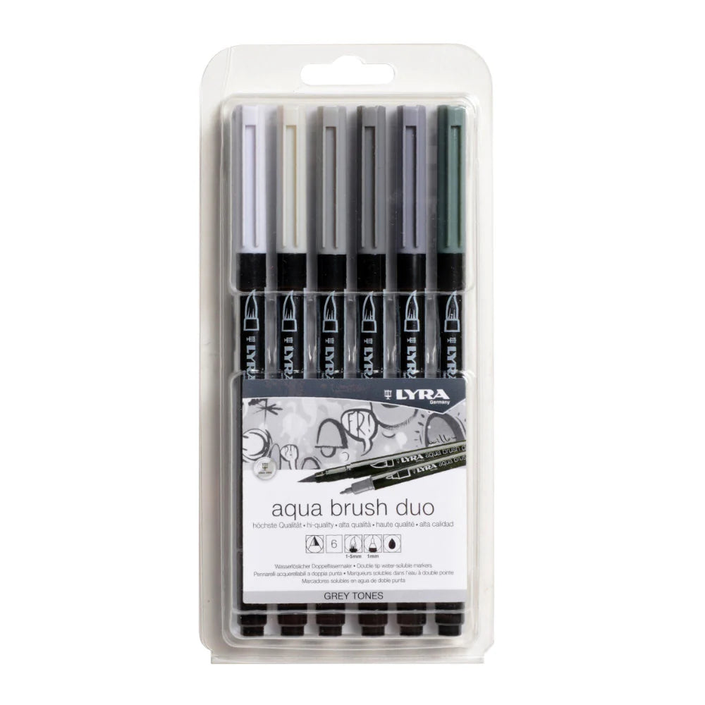 Lyra Aqua Brush Duo 6-Pen Sets