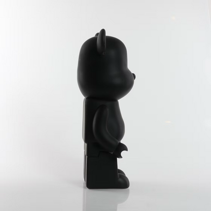 Matte Black Bear 28cm