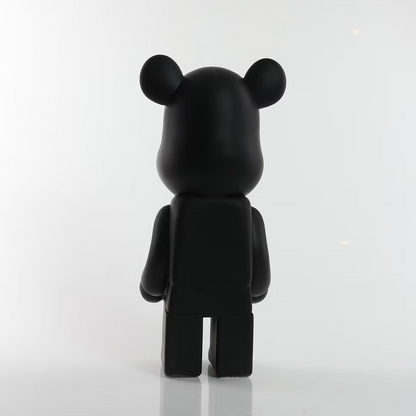 Matte Black Bear 28cm