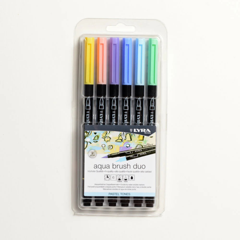 Lyra Aqua Brush Duo 6-Pen Sets