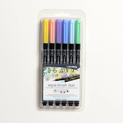 Lyra Aqua Brush Duo 6-Pen Sets