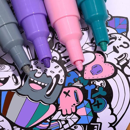 Uni-ball Posca Pastel Colour PC-5M | 7M Marker Pens 12 Pack